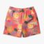 Aftco - Youth Strike Printed Swim Shorts - Coral
