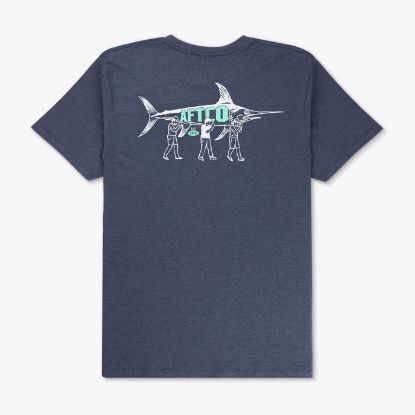 Aftco - Teamwork Short Sleeve T-Shirt - Midnight Heather