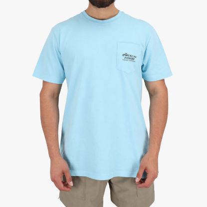 Aftco - Sailfishing Short Sleeve T-shirt - Light Blue