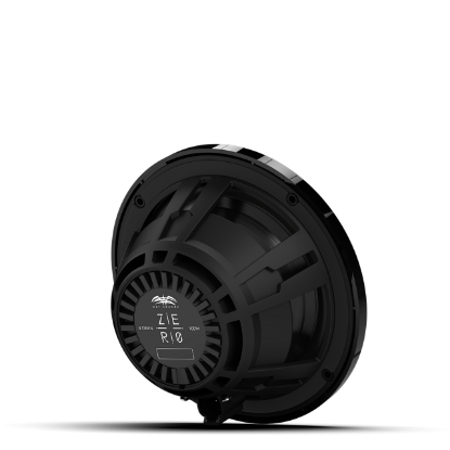 Wet Sounds - Zero Series 6.5-inch High-Output Component Style Coaxial Speakers - Black