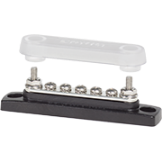 Picture of Blue Sea Systems - Common 100A Mini BusBar - 5 Gang with Cover