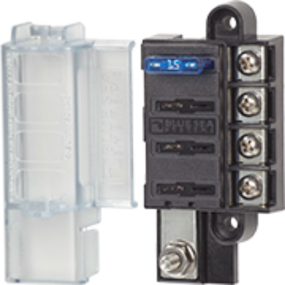 Blue Sea System - ST Blade Compact Fuse Blocks - 4 Circuits