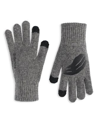 Simms - Wool Full Finger Glove: Steel