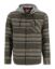Simms - Men's Lightweight Flannel Hoody: Hickory/Dolomite Blanket Stripe