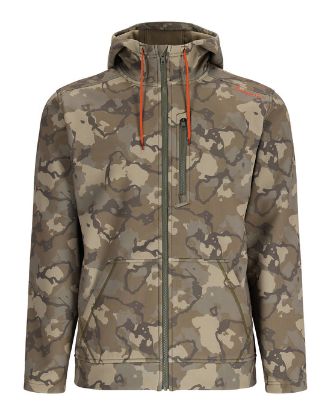 Simms - Men's Rouge Fleece Hoody: Regiment Camo Olive Drab