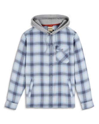 Simms - M's Santee Flannel Hoody| Ely Plaid: Bimini