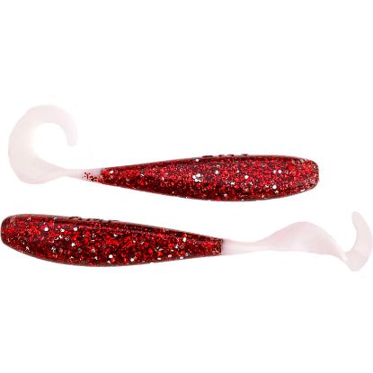 Blood Diamond A.M. Fishing - 4" Curly Tail Jerkshads | 8 Per Pack