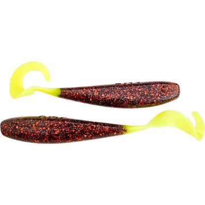 Rootbeer Sharts A.M. Fishing - 4" Curly Tail Jerkshads | 8 Per Pack