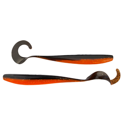 Texas Broach A.M. Fishing - 7" Curly Tail Jerkshads | 4 - Per Pack (More Colors)