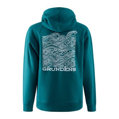 Show details for Grundens - Womens Swell Hoodie | Deep Teal Picture of Grundens - Womens Swell Hoodie | Deep Teal