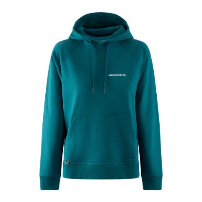 Show details for Grundens - Womens Swell Hoodie | Deep Teal Picture of Grundens - Womens Swell Hoodie | Deep Teal
