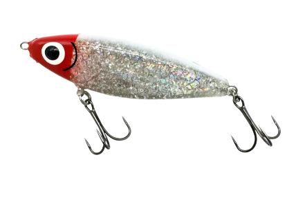 22 Red Head Silver  Paul Brown's Shallow Diver Soft-Dine XL Soft Plastic Inshore Lure Jeco's Marine Port O'Connor Texas
