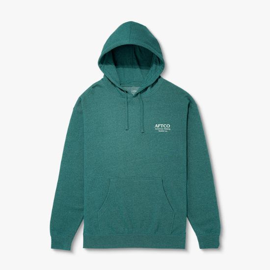Aftco - Docked Pullover Hoodie  - Dark Sea Heather