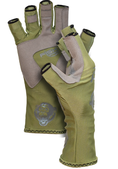 Fish Monkey - Half Finger Guide Glove | Sage