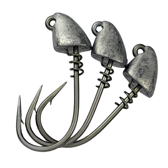 A.M. Fishing - 2/0 Jigheads - 3-Pack