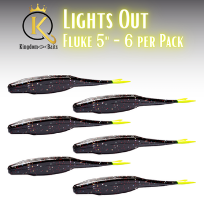 Kingdom Baits - 5" Fluke Lure (More Colors)