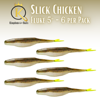 Kingdom Baits - 5" Fluke Lure (More Colors)