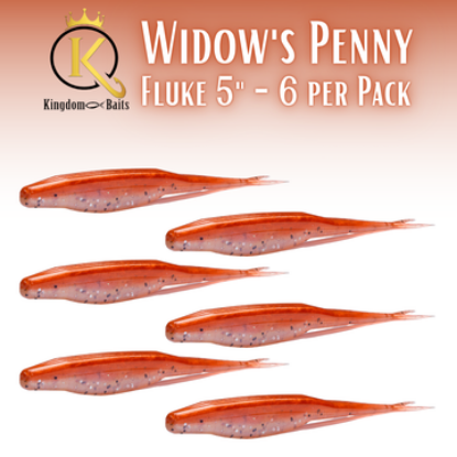 Kingdom Baits - 5" Fluke Lure (More Colors)