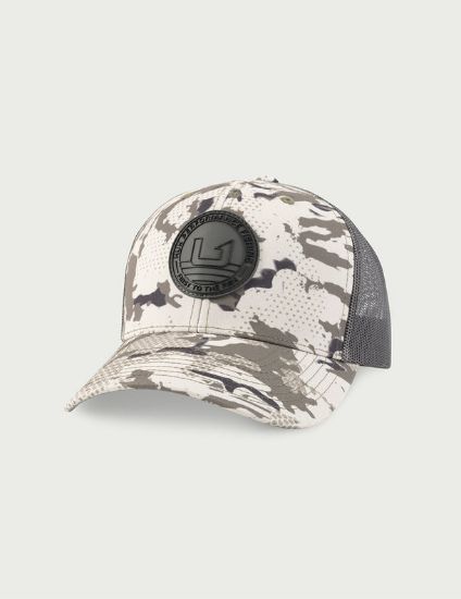 HUK - KC Printed Circle Patch Trucker - Moss