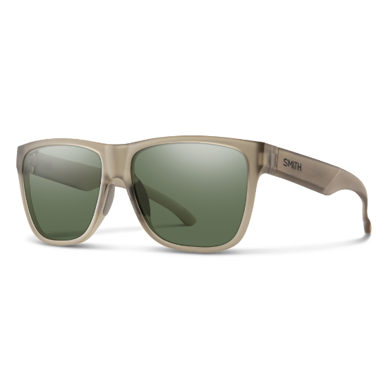 Smith Optic's - Lowdown XL 2 Sunglasses | Matte Summit Crystal/ ChromaPop Polarized Gray Green