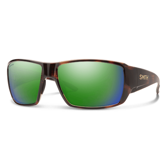 Smith Optic's - Guide's Choice | Matte Tortoise/ ChromaPop Glass Polarized Green Mirror