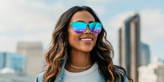Blenders Eyewear - North Park X2: Nora Rad Polarized Sunglasses