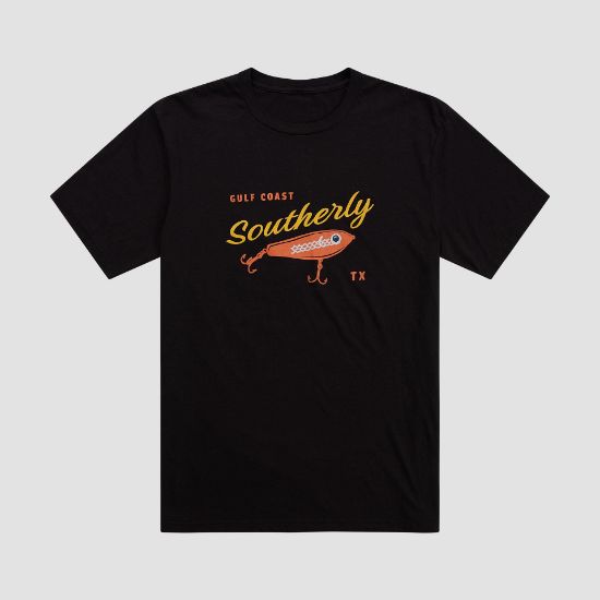 Southerly - Big Lure Tee Tee: Black