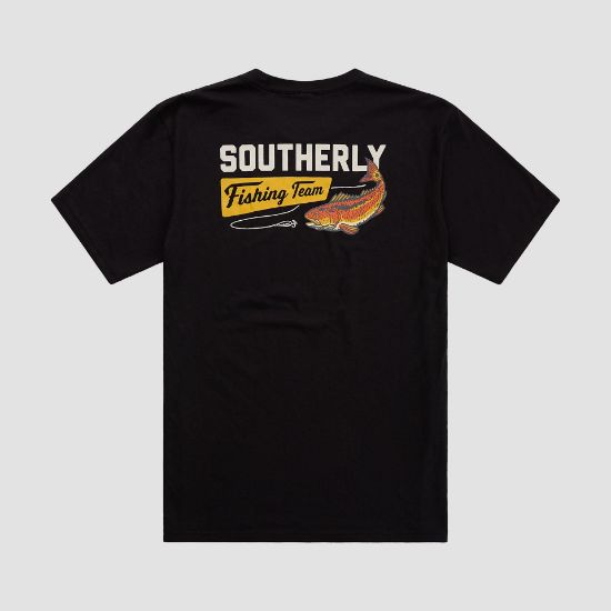 Southerly - Fishing Gear Tee: Black