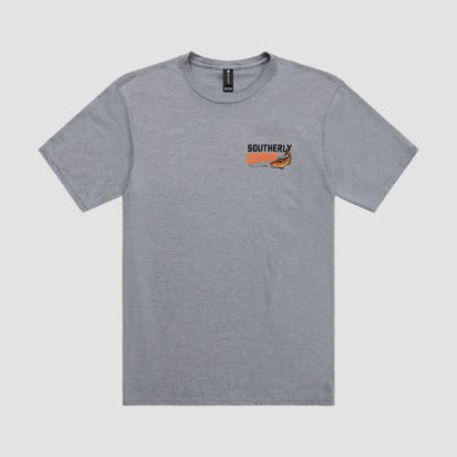 Southerly - Fishing Gear Tee: Heather Grey