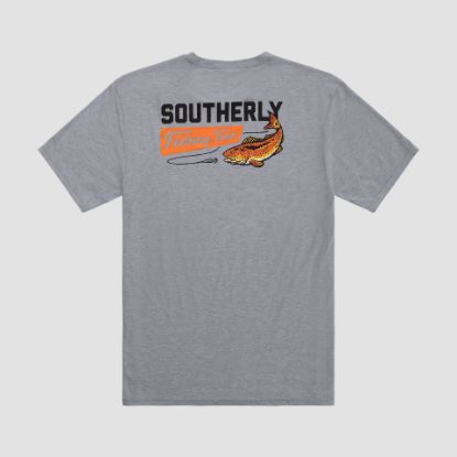 Southerly - Fishing Gear Tee: Heather Grey