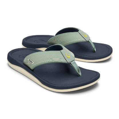 Olukai - Men's 'AHI KAI Beach Sandal | Seagreen/Trench Blue